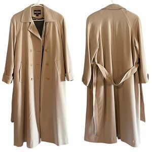 VTG Rainshedder Light Tan Double Breasted Lined Trenchcoat Raincoat | SZ 10P